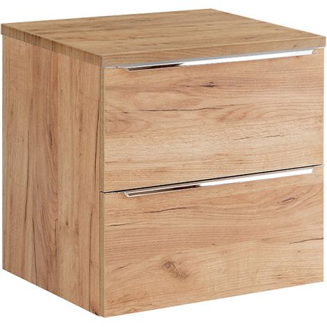 Meuble sous-vasque 60cm plan de toilette April Bois (1/4)