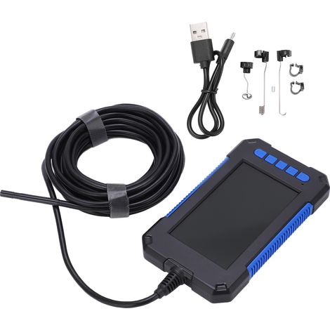 P40 5.5mm HD Industrial Endoscope with 4.3in Screen Waterproof for Electrical Drainage Maintenance Blue10m / 32.8ft