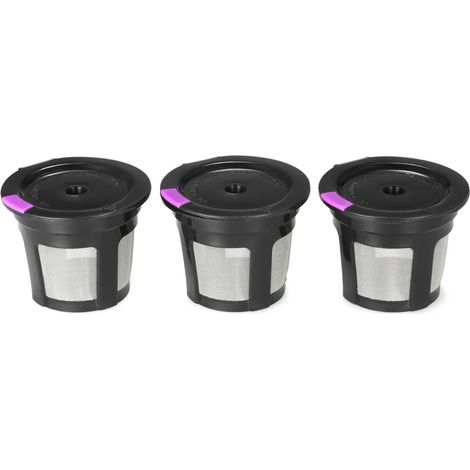 Lot de 3 capsules à café réutilisables pour machines Keurig 2.0 et 1.0, filtres à café rechargeables (1/5)