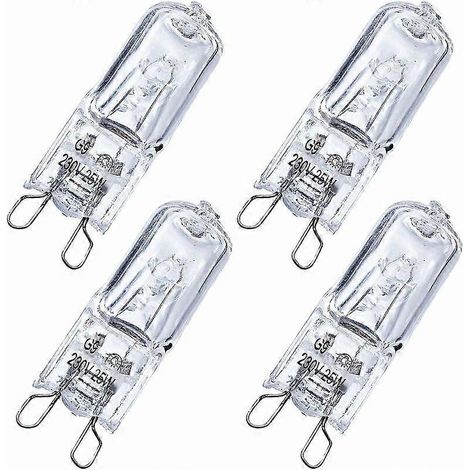 Ampoule halogène G9 25W - Lot de 4 (1/4)