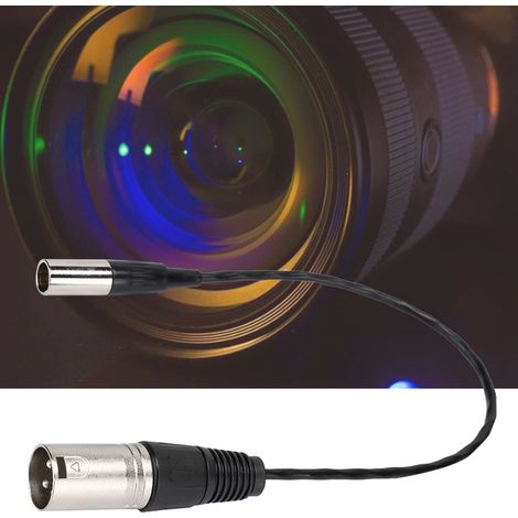 Câble audio Mini XLR 3 broches mâle pour micro Canon, interface de transfert (1/5)