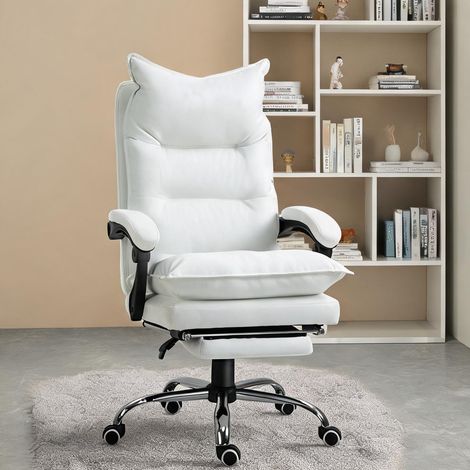 Chaise de bureau alb en pVC PU métal 66 x 72 x 130 cm (1/5)