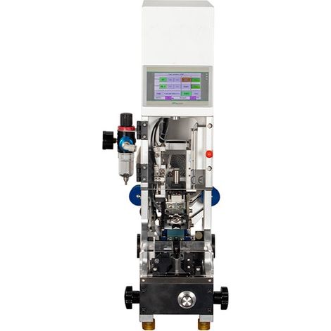 Macchina automatica per la crimpatura del gommino sul cavo (1/2)