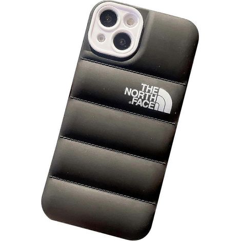 Coque de Téléphone pour iPhone 15 Pro Max et 14, Housse Antichoc en Tissu Doux, Doudoune 3D Moelleuse, Protection Rigide (1/5)