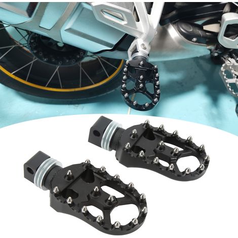 1 Paar hintere Fußrasten für BMW R1200GS LC Adventure R1200GS LC (lang) Silber (1/5)