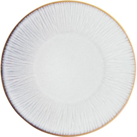 Assiettes Plates Drift En Relief Gris 280mm (Lot de 4) - Ref FU194 - Olympia (1/5)