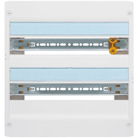 Coffret électrique nu 2 rangées 18 modules – Rails inclinables et extractibles – IP30 – Compatible avec modules Legrand