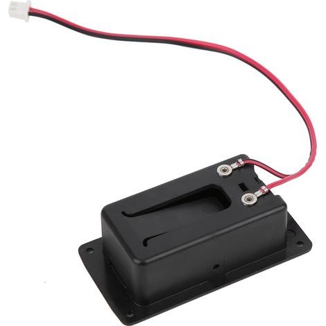 Étui de rangement pour piles de guitare et basse actives, avec compartiment pour médiators et support micro - Accessoire pratique pour musiciens. (1/5)