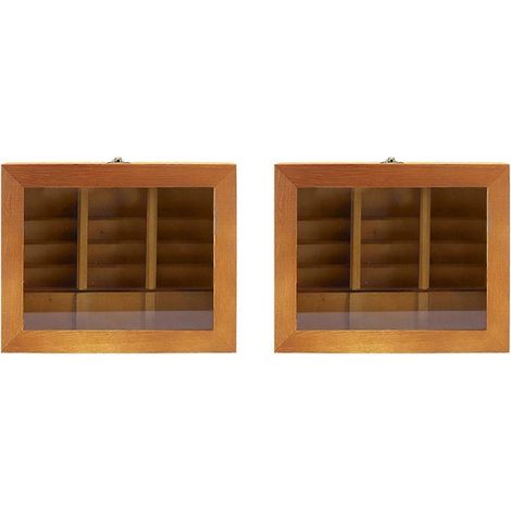 2X Étagère anti-anxiété en bois - Jouet anti-stress - Secouez votre anxiété - Créatif (1/5)
