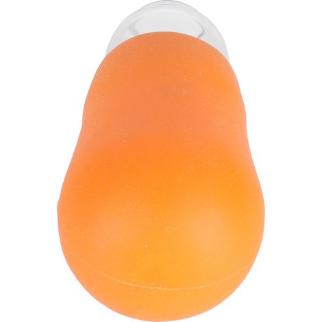 Séparateur de jaune d'œuf en silicone portable orange antidérapant, extracteur de jaune d'œuf, accessoire de cuisine pour la maison (1/5)