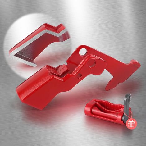 2 Stück Metall-V11-V10-Schalter, Auslöseknopf-Ersatzteile, Entriegelungsknopf-Zubehör für Dyson SV12 SV14 Staubsauger (1/5)