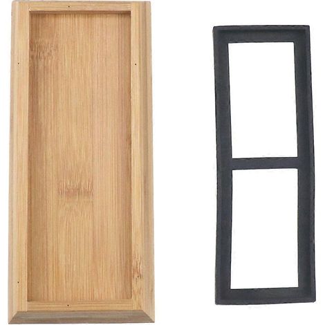 1 support pour pierre à aiguiser, base en bambou, accessoire pour pierre à aiguiser (1/5)