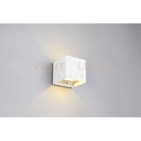 Applique LED 1W bianca sensore movimento, batteria IP44