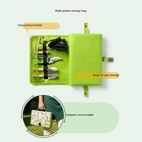 Ensemble de 7 outils jardinage pour le jardin et les plantes en pot, cadeau idéal (1/5)