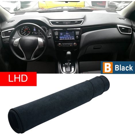 (B Noir LHD) Convient pour Nissan Qashqai J11 2014-2018 2019 2020. Housse de tableau de bord, tapis de protection solaire, coussinet antidérapant. Accessoires (1/5)
