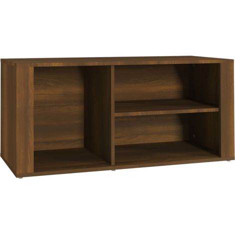 Maison Exclusive - Scarpiera Rovere Marrone 100x35x45 cm in Legno Multistrato