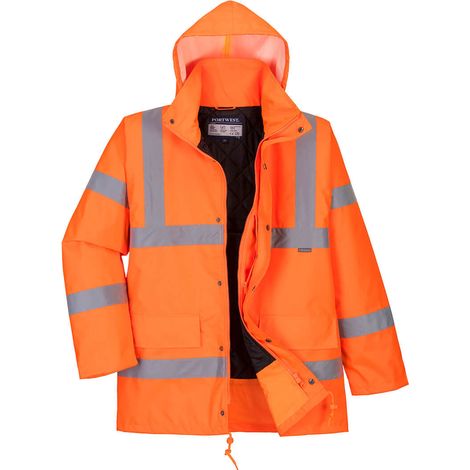 Chaqueta  de alta visibilidad transpirable Winter Traffic Naranja S
