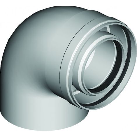 Stabile - Curva 90° coassiale pps ø60/100 per caldaia condensazione