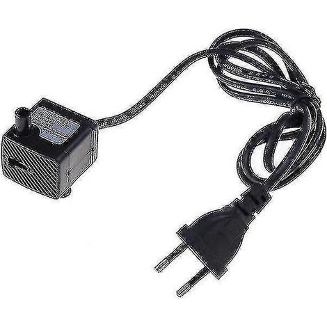 Pompe à eau submersible avec prise européenne pour aquarium, fontaine, bassin à poissons, réservoir d'eau, 220 V CA Hfmqv Hy (1/5)