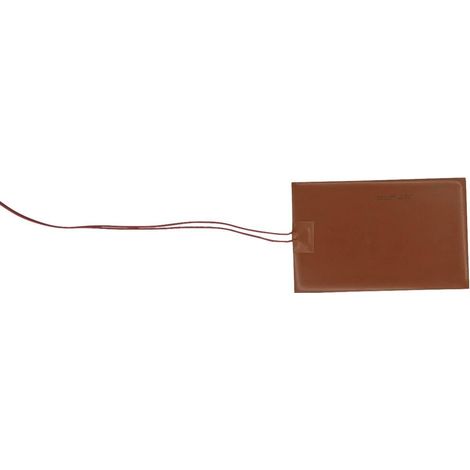 Thermo TECH silicone Feuille chauffante renforcé de fibres de verre, piste chauffante gravée 48 V/AC, 48 V/DC 300 W Ind