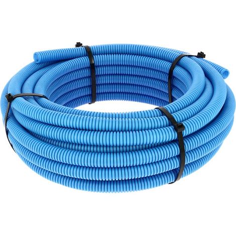 Tube PER prégainé bleu Ø16x20 - 50m