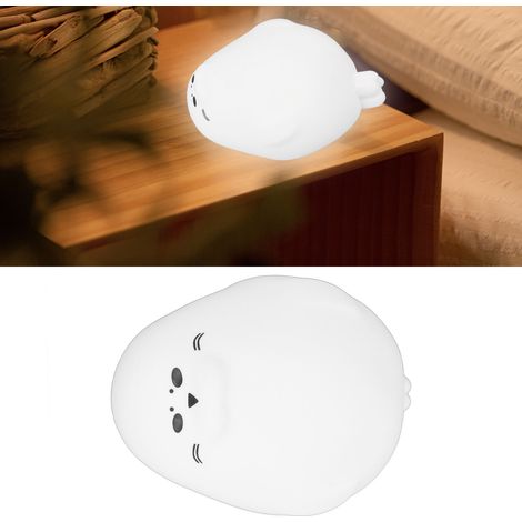 Silikon-Nachtlicht mit Dichtung, sanftes Licht, augenschonende Nachttischlampe, Geschenk fürs Schlafzimmer (1/5)