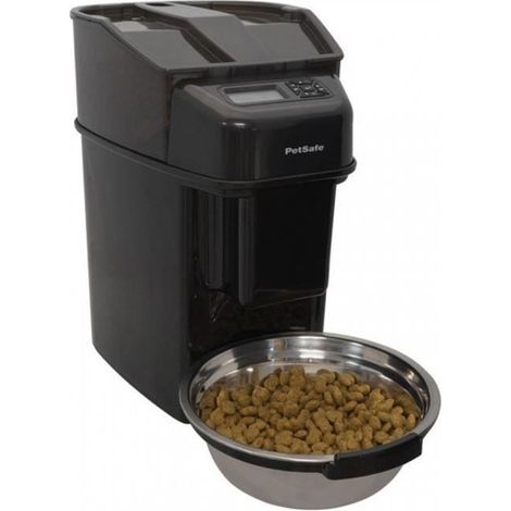 Petsafe Dispensador Digital Comida 12 Comidas Negro 5,6L