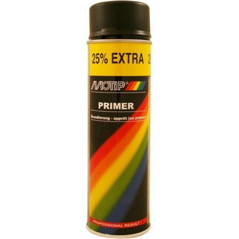 Primer noir, bombe aerosol 500ml - Motip