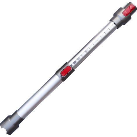 Verstellbares Verlängerungsrohr für Dyson V7 V8 V10 V11 SV10 SV11 SV11 Akku-Staubsauger (1 verstellbares silbernes Teleskoprohr) (1/5)