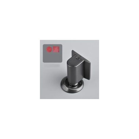 Türstopper, durchstoßfester Türstopper, windfester Türstopper mit Saugnapf und Soft-Close-Funktion, Türhalter für Zuhause, Büro, Schlafzimmer (Grau)