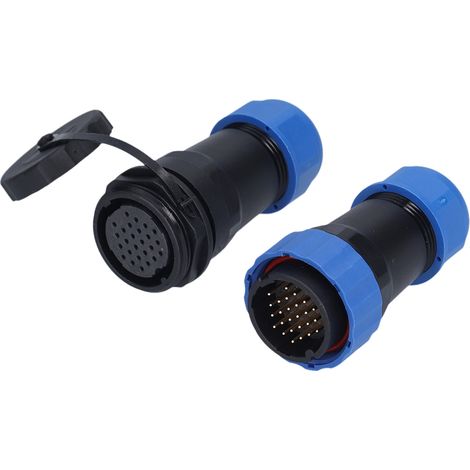 Connecteur étanche IP68 fiche prise aviation mâle femelle 250V 5A SP2826 paire de connecteurs à broches (1/5)