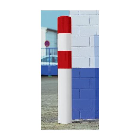 MORAVIA Rammschutz-Poller - Größe L, rot / weiß - zum Einbetonieren Poller (1/4)