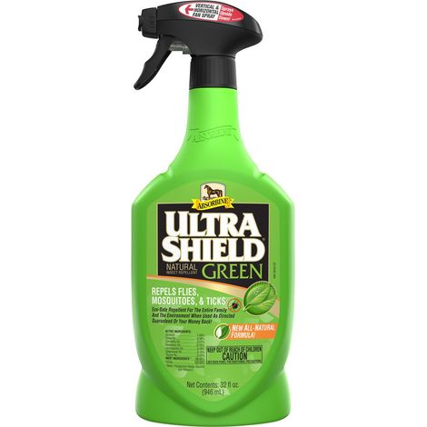 Absorbine Ultra Shield Green natural spray REPELLENTE MOSCHE CAVALLI (1/2)