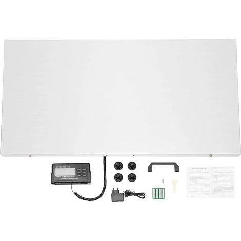 Bilancia per animali, monitor LCD, portata 300 kg, colore argento. (1/2)
