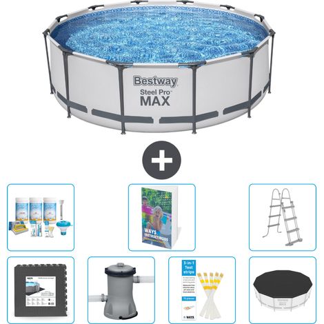Bestway Piscina Bestway Steel Pro MAX Rotonda - 366x100 cm - 8-pezzi  S412 (1/5)