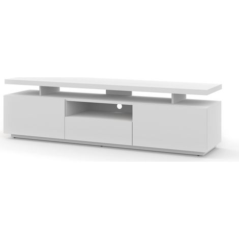 Mueble TV ADAM 180 cm blanco mate (1/3)