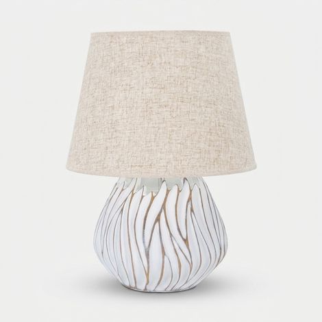 Lampe de table en résine avec abat-jour Honduras (1/5)