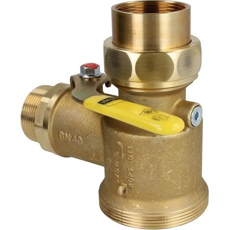 Robinet à bille équerre pour compteur gaz 1 1/2 FF