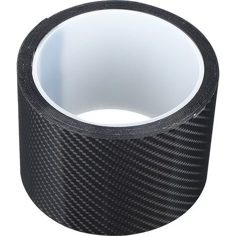Carbonfaserstreifen, kratzfester Carbonfaser-Schutzfilm, Trocken-Carbonfaser-Detailing-Vinyl-Wrap-Streifen, Autotürkantenschutzaufkleber (7 cm 3 m) (1/5)
