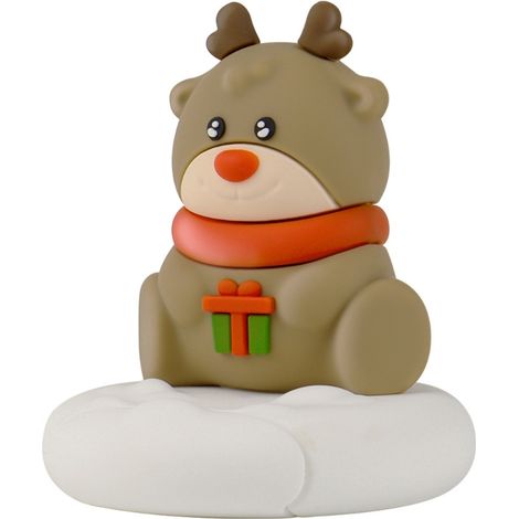 Support Téléphone De Noël - Avec Décor Père Noël Et Bonhomme De Neige - Angle Réglable - Pour Tous Les Smartphones - 1 Pièce (1/5)