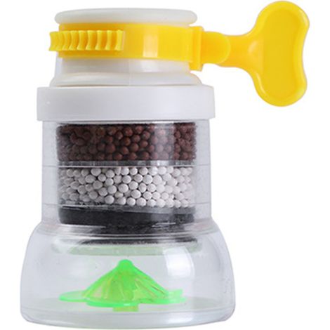 Robinet filtre vert économiseur d'eau, purificateur rotatif universel adaptable pour cuisine (1/5)