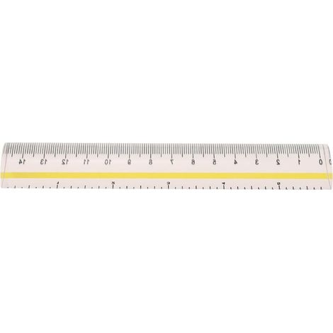 Règle loupe et guide ERINGOGO en acrylique jaune transparent pour (1/5)