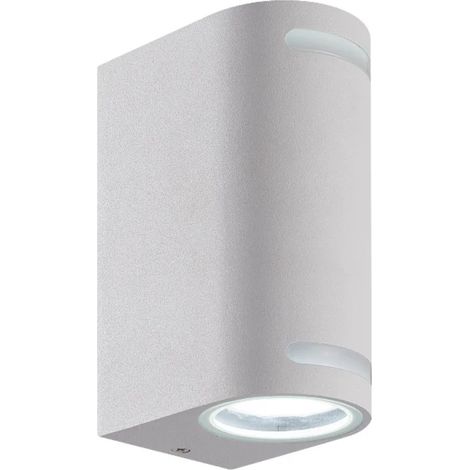 Applique lampada da esterno Bianca per parete balcone a doppia emissione e attacchi GU10 (1/3)