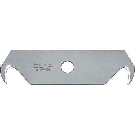 Lames OLFA avec crochet en acier de qualité supérieure 64 x 17,5 mm - lot de 5 unités