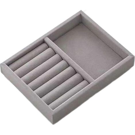 Plateau à bijoux, organisateur, présentoir, boîte à bijoux pour colliers et bracelets, rangement pour tiroirs, vitrine-Style B (1/5)