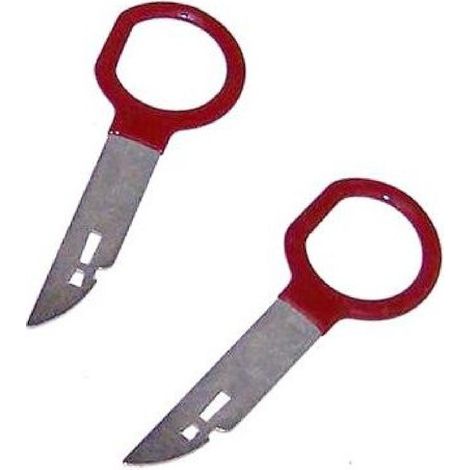 2 Cles Compatible avec Audi Ford Mercedes VW Becker - Extraction autoradio