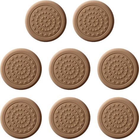 8pcs Patins Stabilisateurs Antidérapants pour Planches à Découper, Pieds en Caoutchouc Auto-Adhésifs Imperméables Silencieux Antidérapants pour Protéger Planches à Découper et Le Plan Travail (1/5)