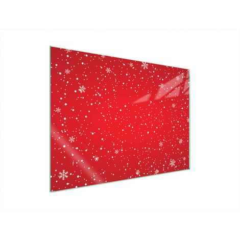 PLACA PROTECTORA DE VIDRIO PARA ESTUFA 70x52 ROJO (1/5)