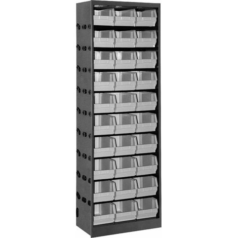 Armadio metallico con 30 contenitori