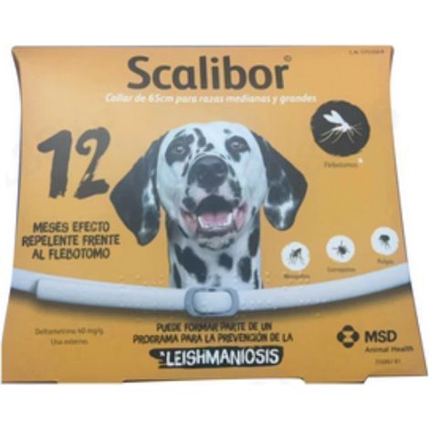 Collare per cani antipulci, zecche e zanzare da 65 cm – Protegge da pulci, zecche e zanzare – Fino a 12 mesi di protezione – Per cani di taglia grande – Regolabile e resistente all'acqua (1/4)